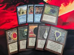 MTG Sticker CEDH Beta Power 9 Black Lotus Time Walk Ancestral Set - Image 1