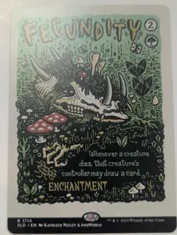 Fecundity (1714) Non-Foil MTG Secret Lair Prints of Darkness English NM-Mint - Image 1