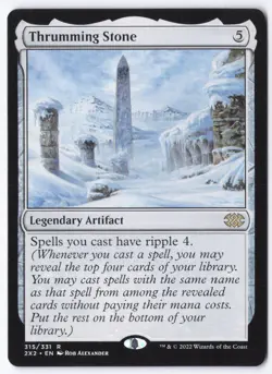 Thrumming Stone R Double Masters 2022 315 NM - Image 1