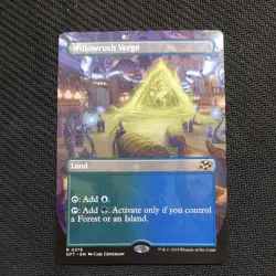 Willowrush Verge Borderless Rare Aetherdrift #375, MTG Magic The Gathering - Image 1