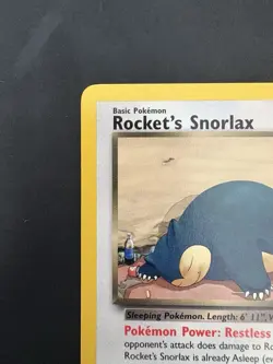 Pokemon TCG Vintage Rocket’s Snorlax Non Holo Rare 33/132 Gym Heroes WotC - Image 2