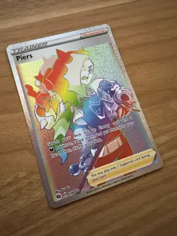 Pokemon Piers 078/073 Champions Path Rainbow Rare Full Art Near Mint - Image 2