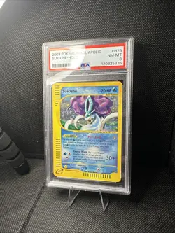 2003 POKEMON AQUAPOLIS #H25 SUICUNE-HOLO PSA 8 - Image 4
