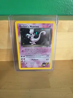 2000 Pokemon, Gym Challenge, #14/132 Rocket's Mewtwo, Holo Rare - Image 1