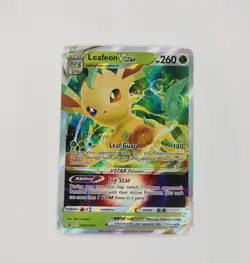 Leafeon VSTAR SWSH195 Holographic Black Star Promo - Pokemon Sword & Shield - Image 1