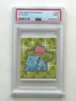 1999 Merlin Pokemon Album Stickers Articuno #189 PSA 9 - Image 1