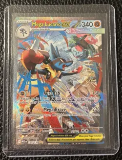 Mega Lucario EX 179/132 - Special Illustration Rare -Pokemon Mega Evolution MINT - Image 2