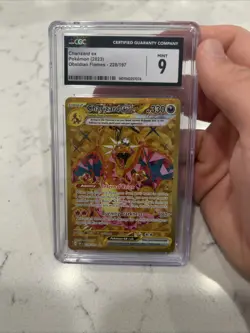 Pokemon TCG - Charizard ex GOLD - 228/197 Obsidian Flames - Mint PSA 9 - Image 2