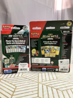 Pokemon Deluxe Battle Deck Zapdos EX & EX Battle Deck Melmetal *NEW/SEALED* - Image 2