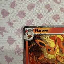 Flareon 167 Cosmos Holo Black Star Promo Prismatic Evolutions Pokemon - Image 3