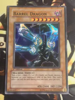 Yugioh: Barrel Dragon - MRD-126 - Ultra Rare - 1st Edition - LP - Image 1