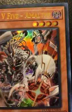 DoomZ V Five - Amalthe DOOD-EN009 1st Ed. Ultra Rare Doom Of Dimensions Yu-Gi-Oh - Image 3