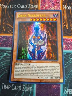 Yu-Gi-Oh! TCG Dark Necrofear LC03-EN002 Ultra Rare Limited Near Mint b2/ - Image 1