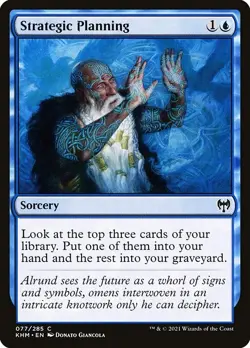 (2x FOIL) STRATEGIC PLANNING - Kaldheim - MTG Magic the Gathering Card - Image 1