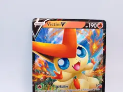 Victini V 021/163 Holo Ultra Rare Pokemon TCG Battle Styles Card NM Fresh Pull - Image 2