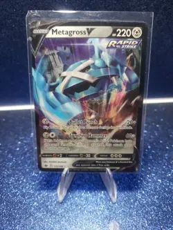 Metagross V 112/198 Chilling Reign NM Full Art Ultra Rare Pokemon Card - Image 1