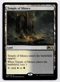 Temple of Silence [255/274] M21 Rare Non-Foil [MTG Card English] - Image 1