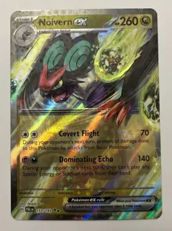 NOIVERN ex - 153/193 - Scarlet Violet PALDEA EVOLVED Pokemon Card DOUBLE RARE - Image 1