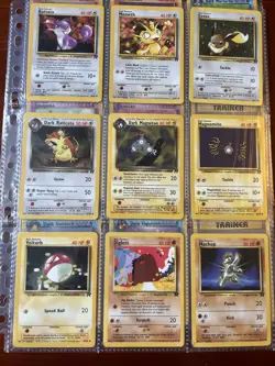 Pokemon TCG 1999 Team Rocket Dark Arbok Weezing Holo 24 Card Bundle Vintage Set - Image 3