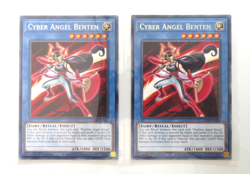 2x Yugioh Card Cyber Angel Benten GEIM-EN040 1st Edition Rare NM - Image 1