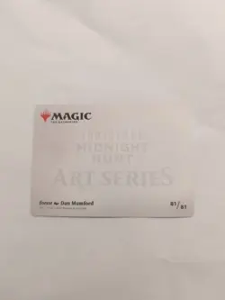Forest Art Card (81/81) Art Series: Innistrad: Midnight Hunt Regular NM MTG - Image 2