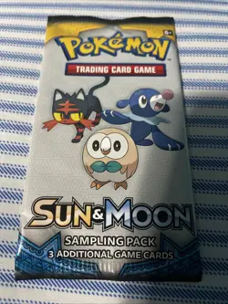 Pokemon Card - Sun & Moon Base - Sampling Pack - 3 Cards - Factory Sealed - Image 2