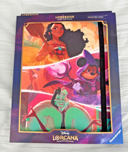 DISNEY LORCANA TCG: LOREBOOK CARD PORTFOLIO NEW NICHOLAS KOLE ART - Image 1