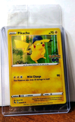 POKEMON PIKACHU 028/078 HOLO RARE POKEMON GO STORE PROMO CARD SEALED - Image 3