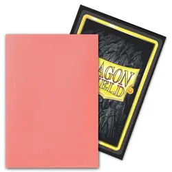 Dragon Shield 60 Count Japanese Size Mini Dual Matte Card Sleeves - Matte Peach - Image 2