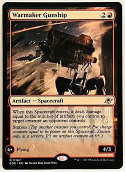 Warmaker Gunship -#167-MTG- Edge of Eternities-Regular-NM - Image 1