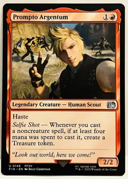 Prompto Argentum -#148-MTG- FINAL FANTASY-Regular-NM - Image 1