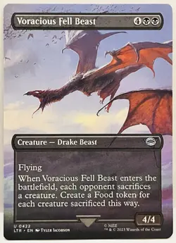 Voracious Fell Beast (Borderless)-422-MTG-Universes Beyond: LOTR-Regular-LP - Image 1