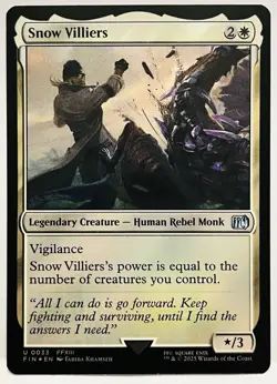 Snow Villiers -#33-MTG-FINAL FANTASY-FOIL-NM - Image 1