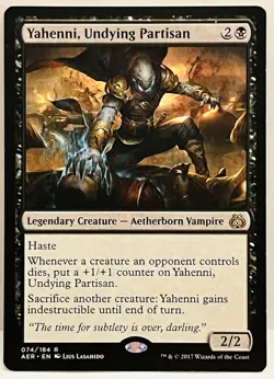 Yahenni, Undying Partisan -#74-MTG- Aether Revolt-Regular-NM - Image 1