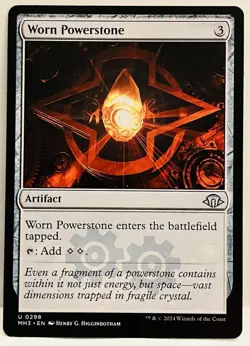 Worn Powerstone - #298-MTG-Modern Horizons 3-Regular-NM - Image 1