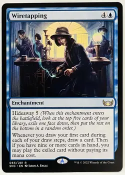 Wiretapping - #65-MTG-Streets of New Capenna (SNC)-Regular-NM - Image 1