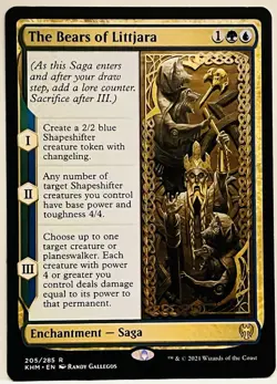 The Bears of Littjara -#205-MTG- Kaldheim-Regular-LP - Image 1