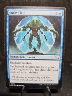 x1 Stasis Field MOM MTG 0079 COMMON MP 1x - Image 1
