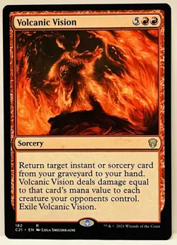 Volcanic Vision -#182-MTG-Commander 2021 (C21)-Regular-NM - Image 1