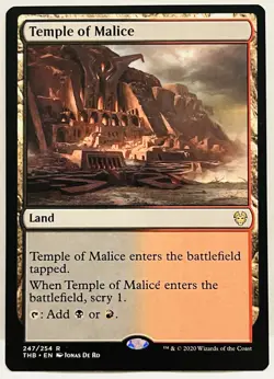 Temple of Malice -#247-MTG-Theros Beyond Death-Regular-NM - Image 1