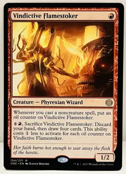 Vindictive Flamestoker -#154-MTG-Phyrexia: All Will Be One-Regular-NM - Image 1