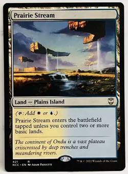 Prairie Stream- #421- MTG-Commander: Streets of New Capenna - Regular- NM - Image 1