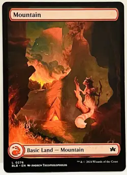 Mountain (0276) - Full Art-MTG-Bloomburrow-Regular-NM - Image 1