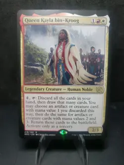x1 Queen Kayla bin-Kroog BRO MTG 218/287 RARE M/NM 1x - Image 1