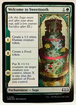 Welcome to Sweettooth - FOIL-#198-MTG-Wilds of Eldraine-NM - Image 1