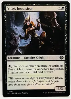 Vito's Inquisitor - #130-MTG-The Lost Caverns of Ixalan (LCI)-FOIL-NM - Image 1