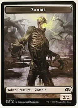ZOMBIE \ GRIFFIN Token (#05/02) - FOIL - Dominaria Remastered - NM MTG - Image 1