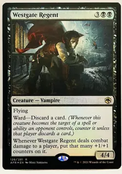 Westgate Regent - #126-MTG-Adventures in the Forgotten Realms -FOIL-NM - Image 1