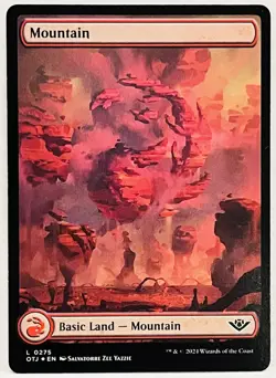 Mountain (#0275) (FOIL) - MTG-Outlaws of Thunder Junction (OTJ) -NM - Image 1