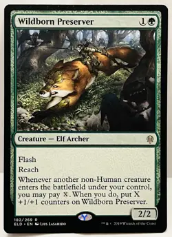 Wildborn Preserver -#182-MTG-Throne of Eldraine-Regular-LP - Image 1